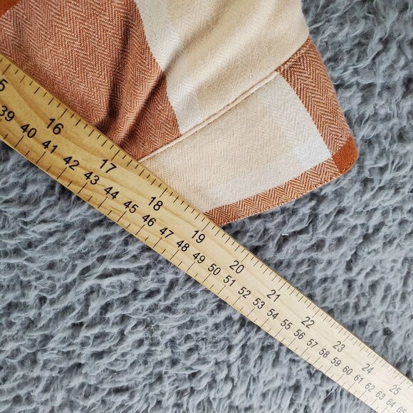 Kühl Jacket Womens Small Rust Orange Plaid Sherpa-Lined Flannel Shacket *NWT* - Picture 8 of 10